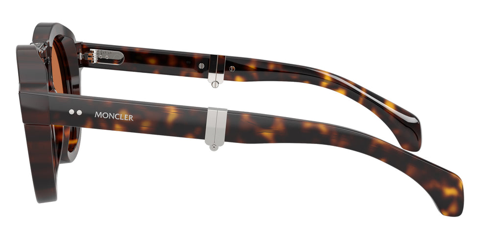 Moncler ME6019U Glisse 300273 47 - Shiny Havana / Brown Solid #id:me6019u300273_s:102110