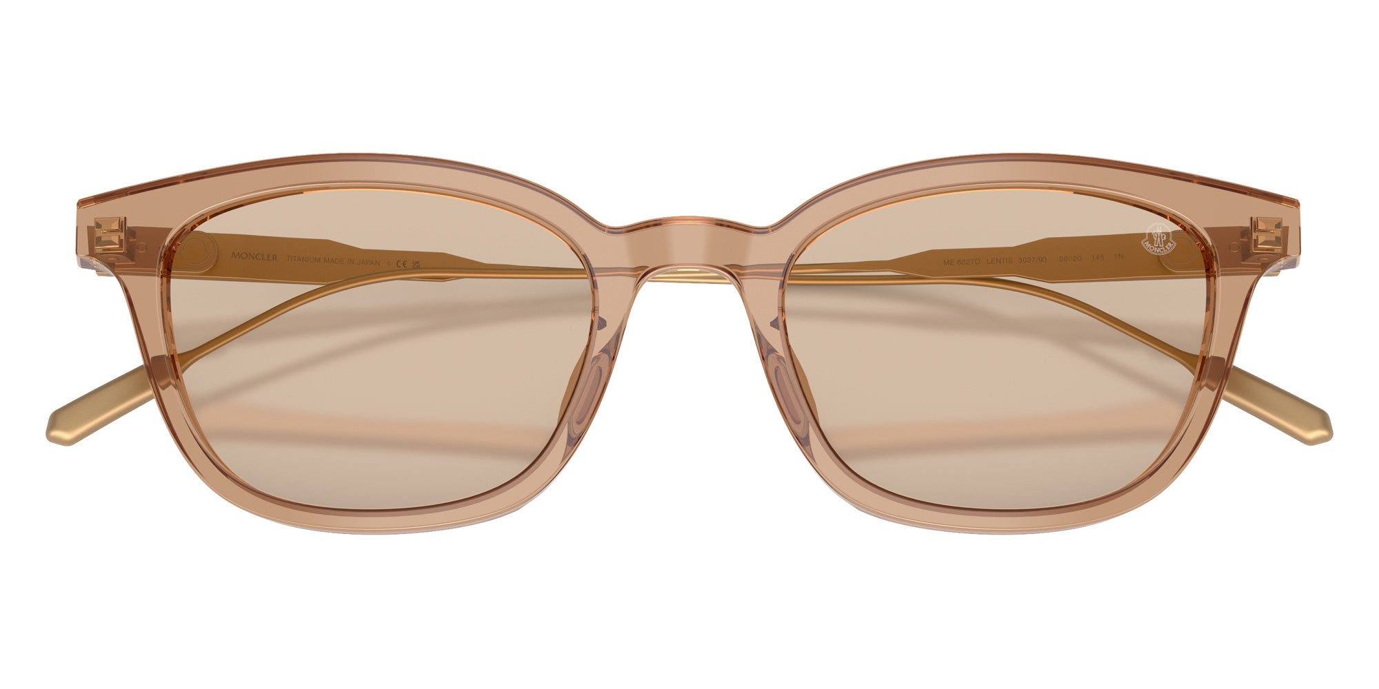 Moncler ME6027D Lentis 303793 50 - Shiny Transparent Brown #id:me6027d303793_s:106120