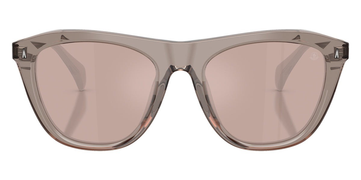 Moncler ME6029 Karrenia 3009/5 53 - Shiny Transparent Gray / Mirrored Pink #id:me602930095_s:104100