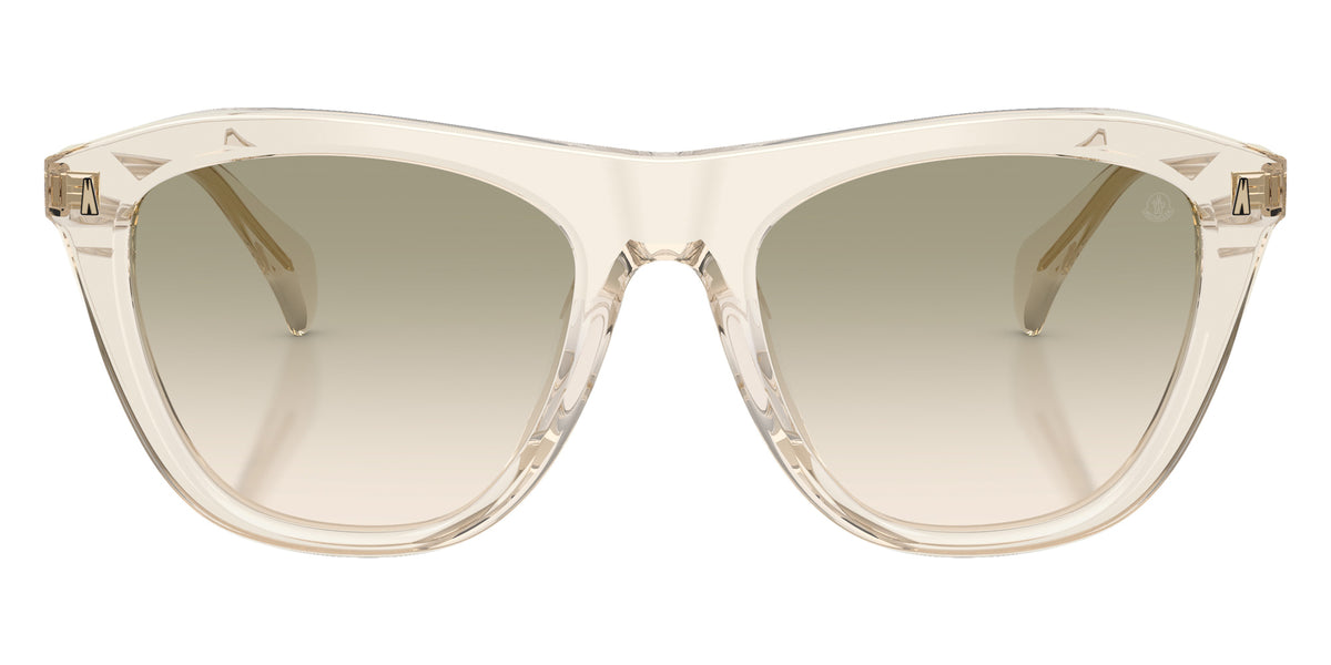 Moncler ME6029F Karrenia 30032C 52 - Shiny Transparent Off White / Gradient Green Gray #id:me6029f30032c_s:102100