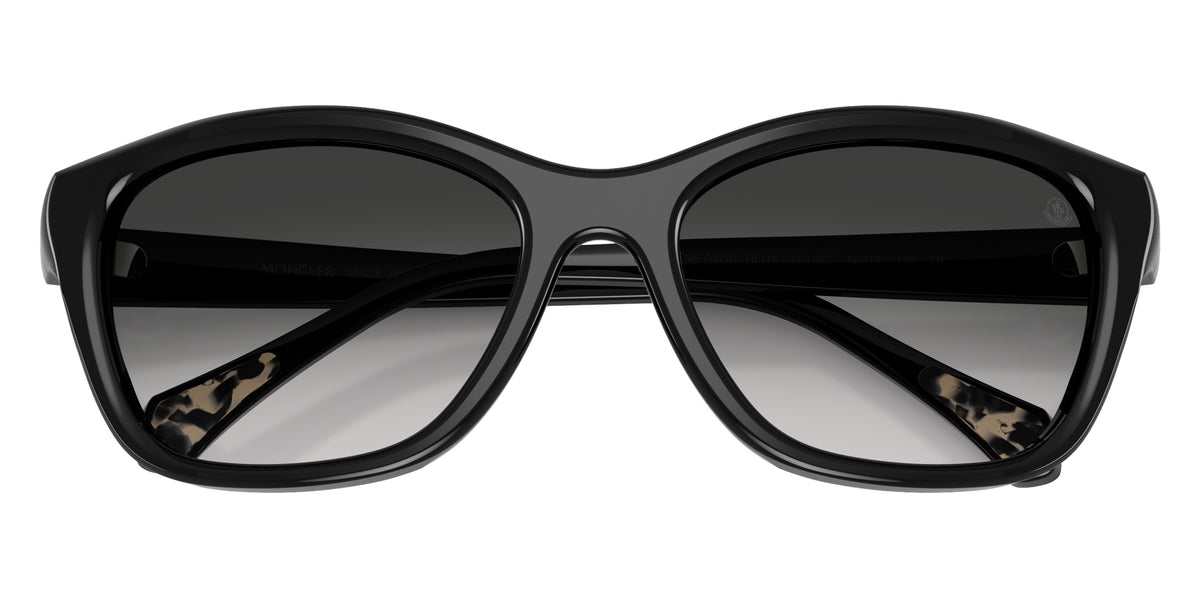 Moncler ME6031U 30013C 58 - Shiny Black / Light Gray Gradient Black #id:me6031u30013c_s:100120