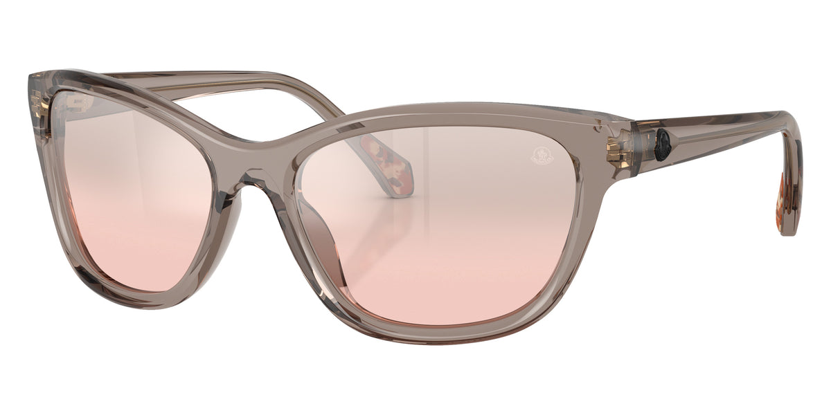 Moncler ME6031U 30097E 58 - Shiny Transparent Gray / Gradient Mirrored Pink #id:me6031u30097e_s:106105