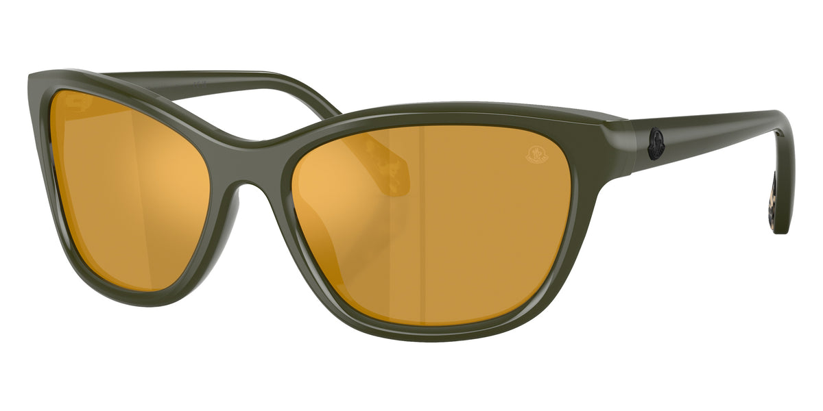 Moncler ME6031U 30525A 58 - Shiny Army Green / Brown Mirrored Gold #id:me6031u30525a_s:108105