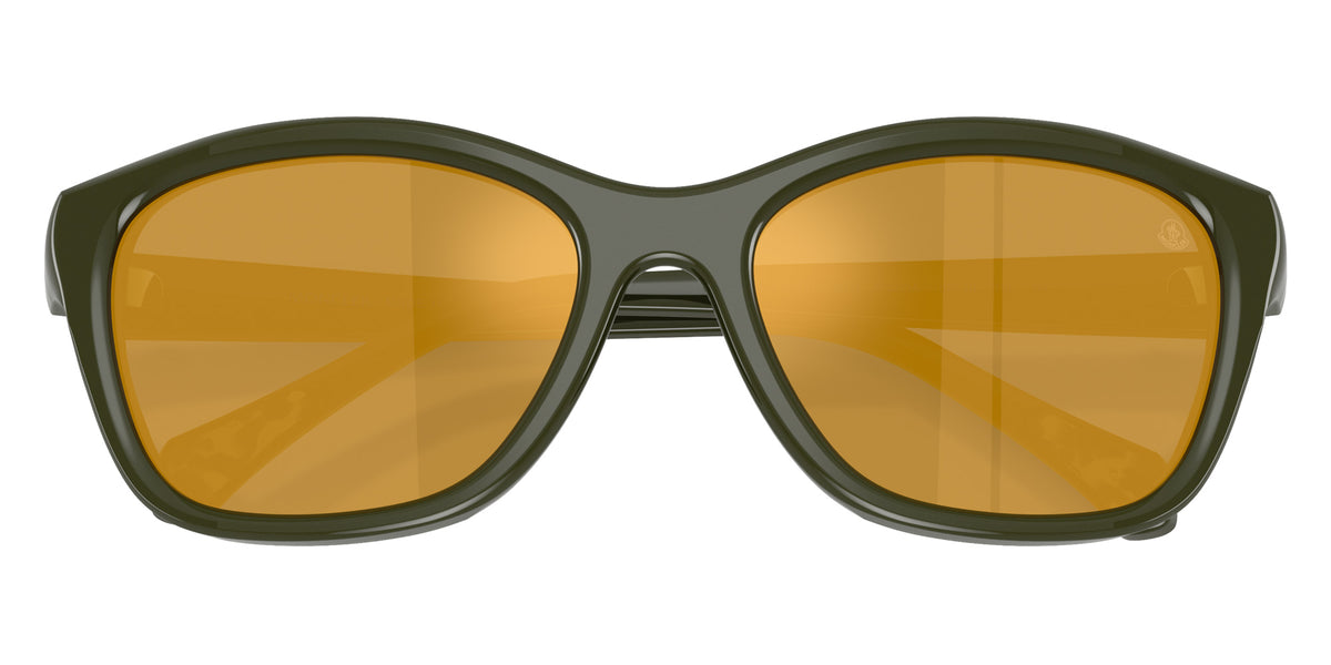 Moncler ME6031U 30525A 58 - Shiny Army Green / Brown Mirrored Gold #id:me6031u30525a_s:108120