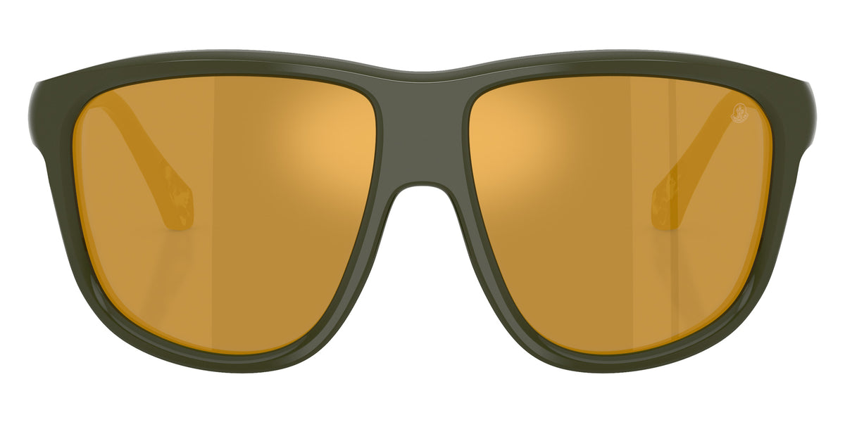 Moncler ME6032U 30525A 60 - Shiny Army Green / Brown Mirrored Gold #id:me6032u30525a_s:108100