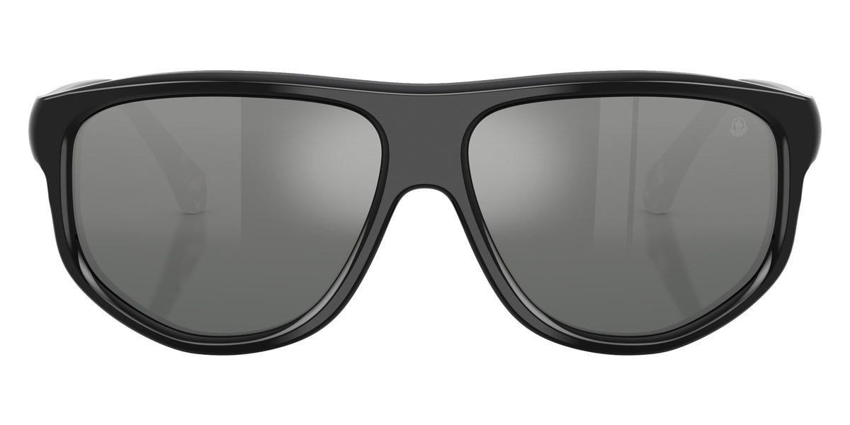 Moncler ME6033U ICEBORNE 300188 62 - Shiny Black / Gray Mirrored Silver Gradient #id:me6033u300188_s:100100