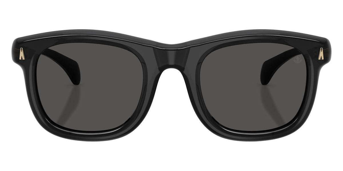 Moncler ME6034F Noirr 305087 51 - Shiny Transparent Dark Gray / Solid Dark Gray #id:me6034f305087_s:104100