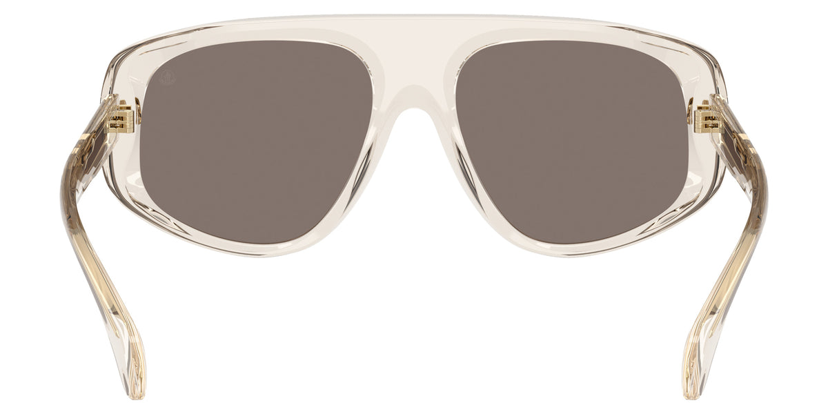 Moncler ME6035U Auron 30035A 57 - Shiny Transparent Off White / Light Brown Mirrored Gold #id:me6035u30035a_s:100115