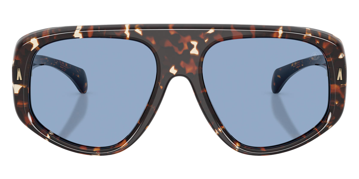 Moncler ME6035U Auron 304880 57 - Shiny Butter Havana / Solid Light Blue #id:me6035u304880_s:102100