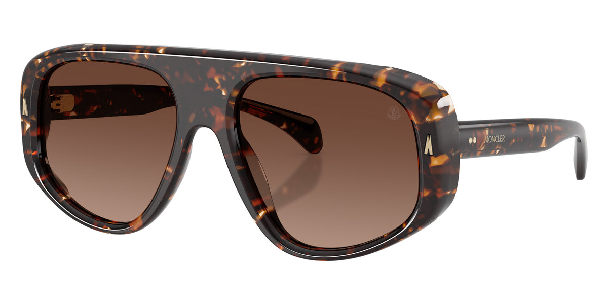 Moncler ME6035U Auron 3048T5 57 - Shiny Butter Havana / Polarized Gradient Light Brown #id:me6035u3048t5_s:104105
