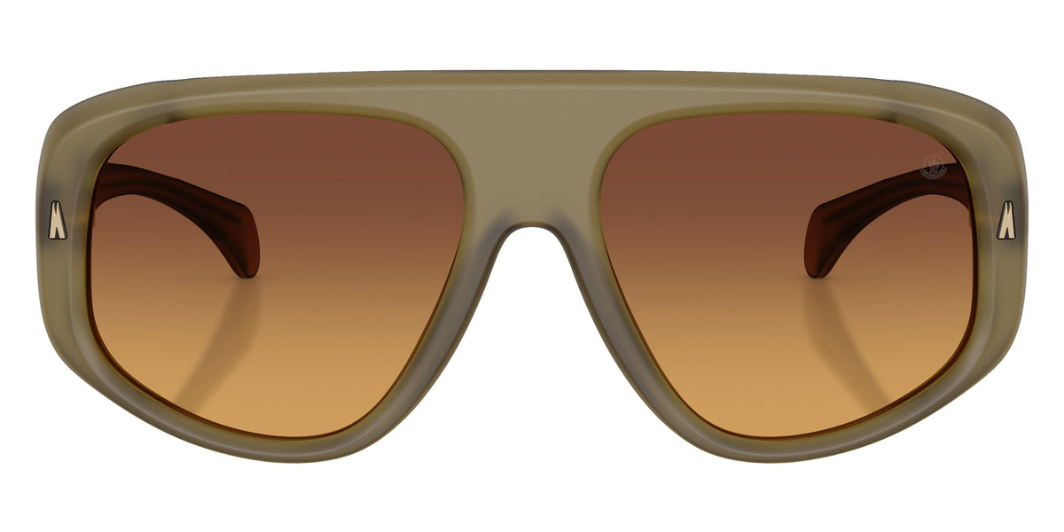 Moncler ME6035U Auron 3049R8 57 - Matte Olive Green / Gradient Mustard #id:me6035u3049r8_s:106100