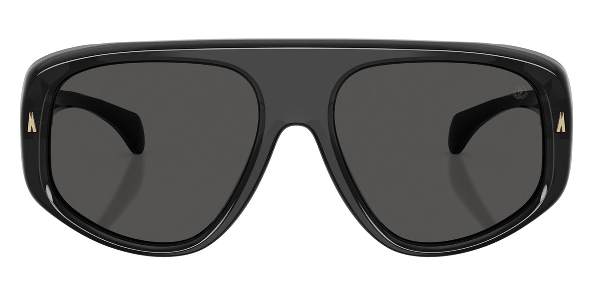Moncler ME6035U Auron 305087 57 - Shiny Transparent Dark Gray / Solid Dark Gray #id:me6035u305087_s:108100