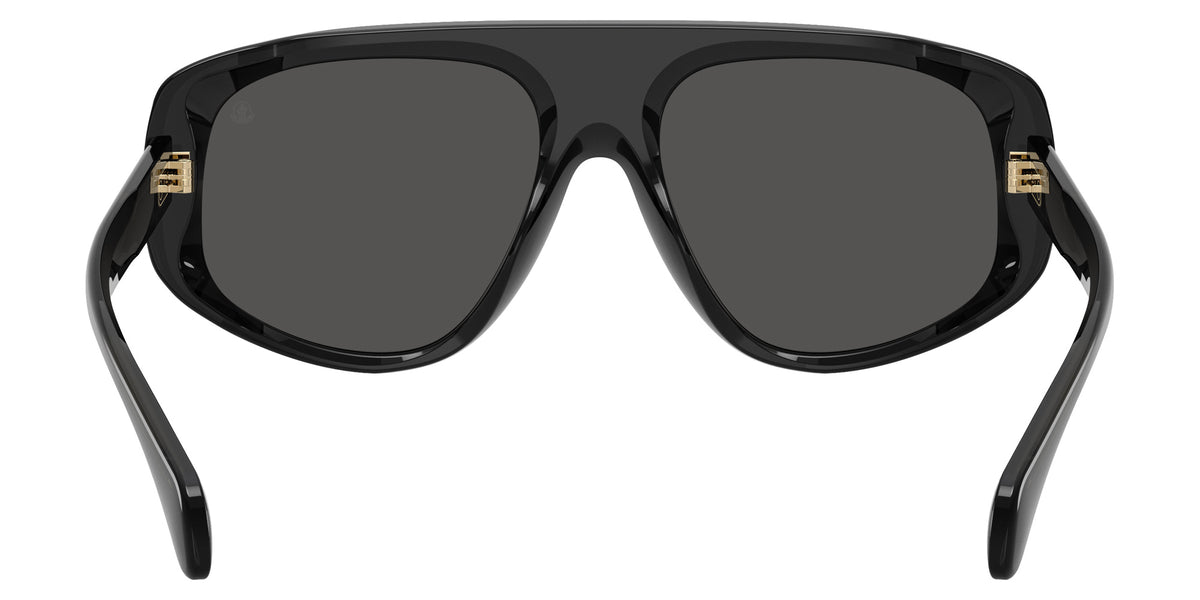Moncler ME6035U Auron 305087 57 - Shiny Transparent Dark Gray / Solid Dark Gray #id:me6035u305087_s:108115