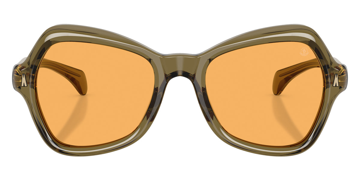 Moncler ME6036U Elizia 304985 53 - Shiny Olive Green / Solid Mustard #id:me6036u304985_s:102100