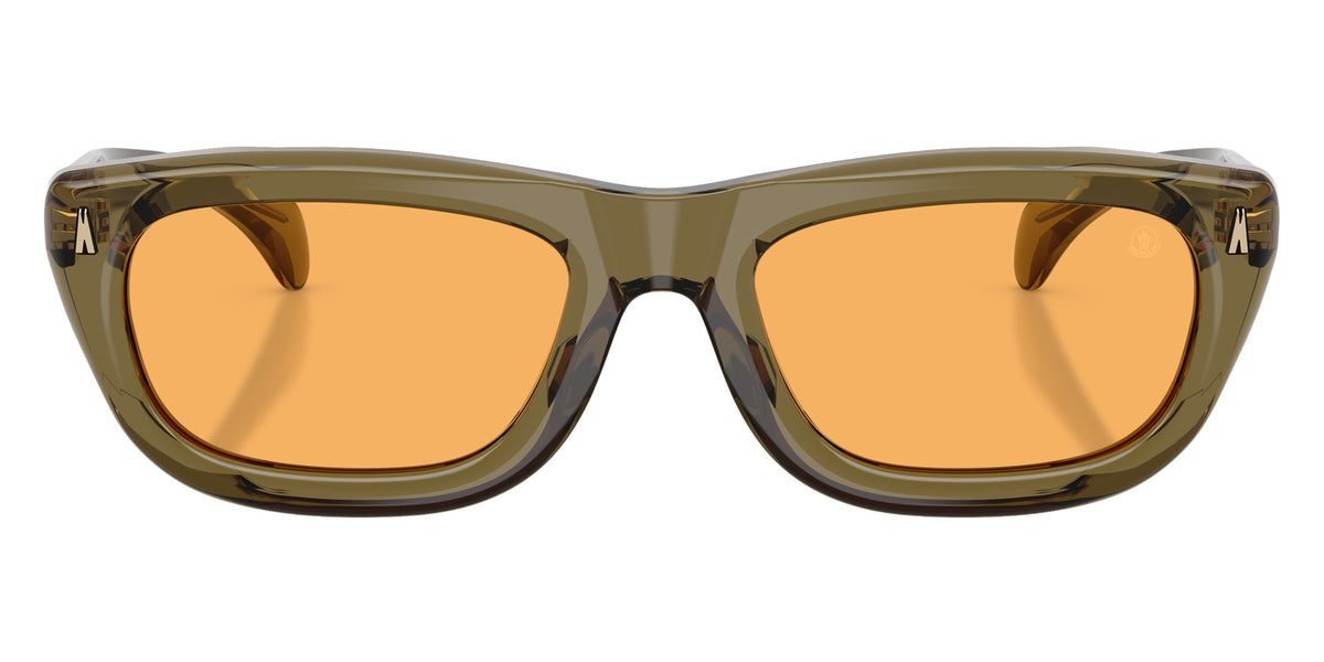 Moncler ME6037F Lido 304985 55 - Shiny Olive Green / Solid Mustard #id:me6037f304985_s:102100