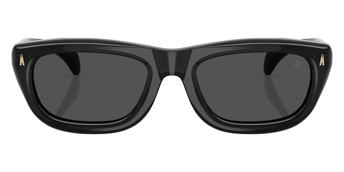 Moncler ME6037F Lido 305087 55 - Shiny Transparent Dark Gray / Solid Dark Gray #id:me6037f305087_s:104100