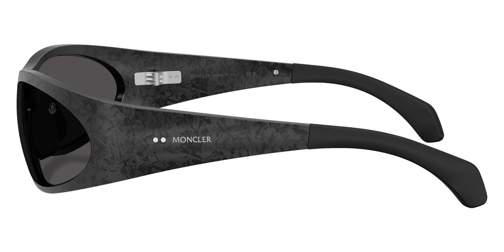 Moncler ME7001 Inara 900187 64 - Matte Black Carbon / Dark Gray Solid #id:me7001900187_s:100110