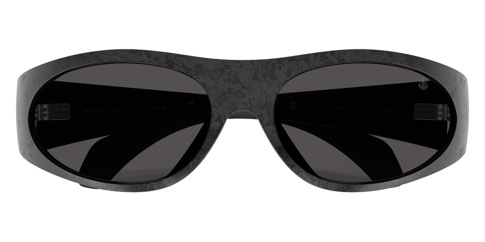 Moncler ME7001 Inara 900187 64 - Matte Black Carbon / Dark Gray Solid #id:me7001900187_s:100120