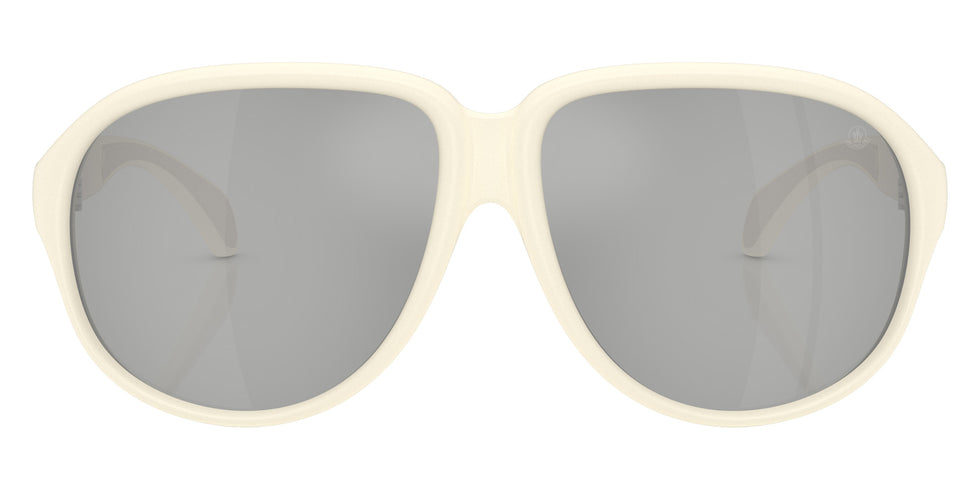 Moncler ME8001 Halcyonne 50028V 60 - Matte Butter / Clear Mirrored Silver #id:me800150028v_s:100100
