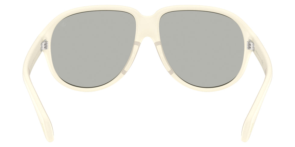 Moncler ME8001 Halcyonne 50028V 60 - Matte Butter / Clear Mirrored Silver #id:me800150028v_s:100115