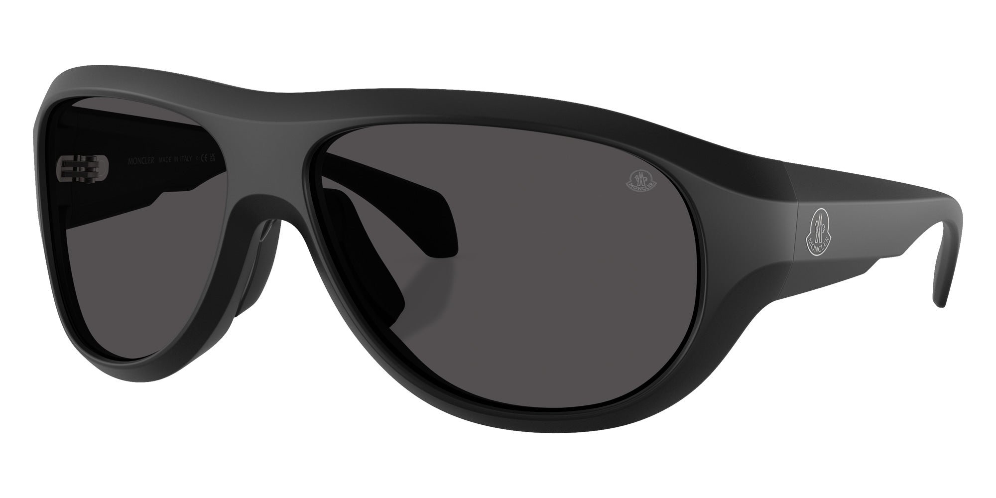 Moncler ME8013 BLEACHER 500687 65 - Matte Black / Dark Solid Gray #id:me8013500687_s:100105