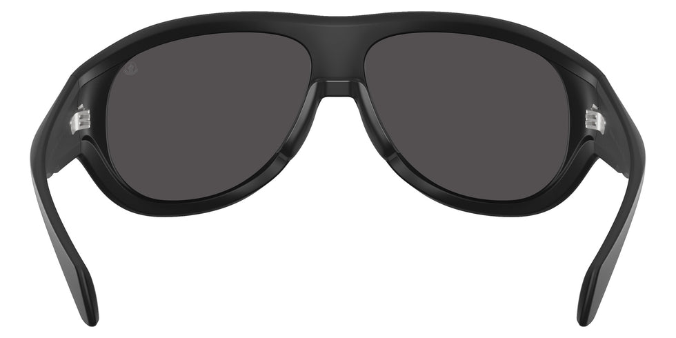 Moncler ME8013 BLEACHER 500687 65 - Matte Black / Dark Solid Gray #id:me8013500687_s:100115