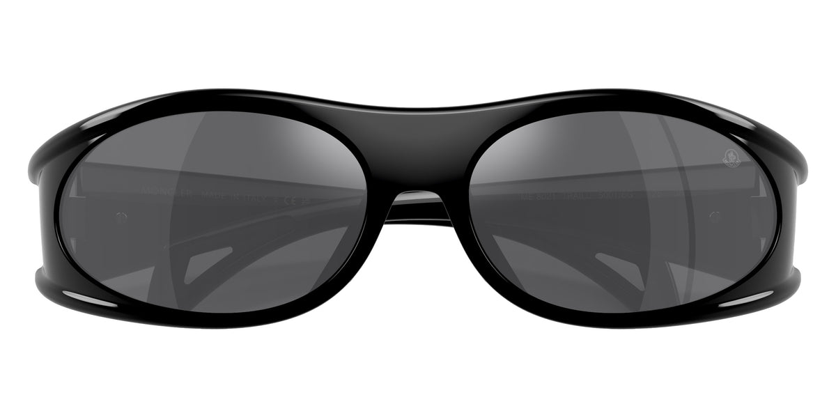 Moncler ME8021 50016G 64 - Shiny Black / Dark Gray Mirrored Silver #id:me802150016g_s:100120