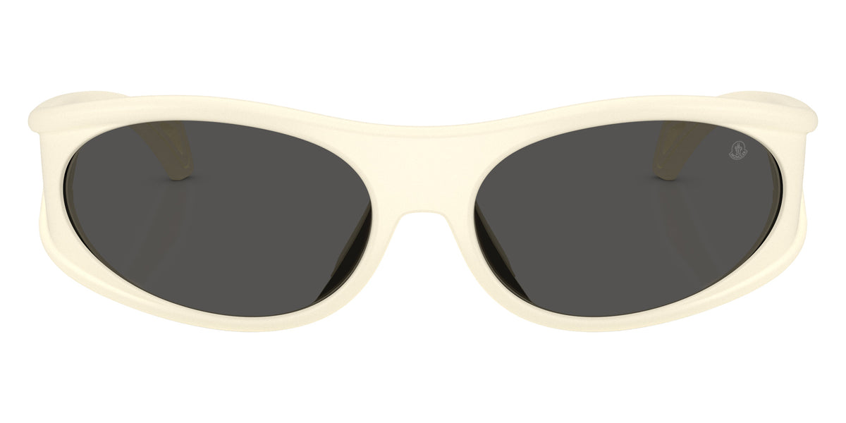 Moncler ME8021 504887 64 - Matte White Rubberized / Dark Gray #id:me8021504887_s:104100