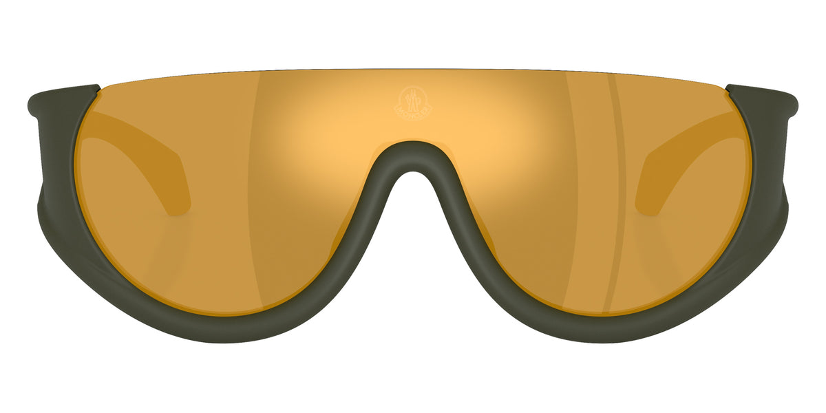 Moncler ME8022 Pulser 50465A 131 - Rubber Green / Brown Mirrored Gold #id:me802250465a_s:102100