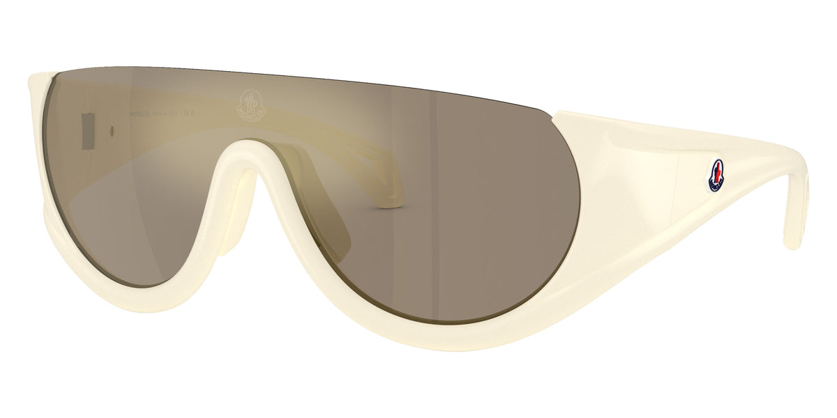 Moncler ME8022 Pulser 50485A 131 - Matte White Rubberized / Mirrored Gold #id:me802250485a_s:106105