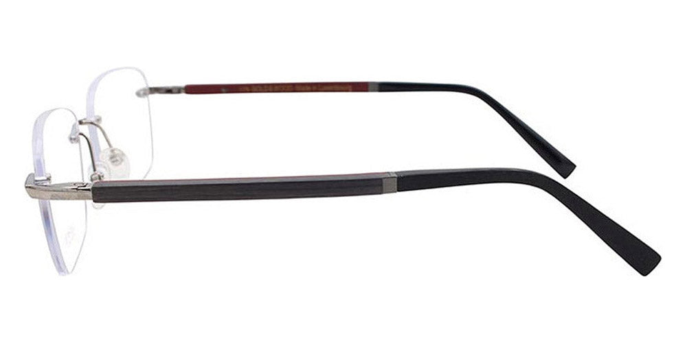 Gold & Wood GAW MERCURE 01 01.27.CgBo66 55 - Shiny Gun/Gray Oak/Burgundy Bolivar