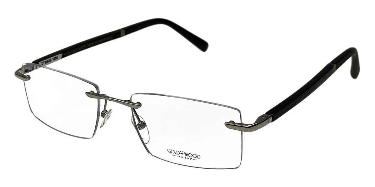 Gold & Wood GAW MERCURE 04 04.16.Cm71.M 55 - Shiny Palladium/Marbled Black Horn