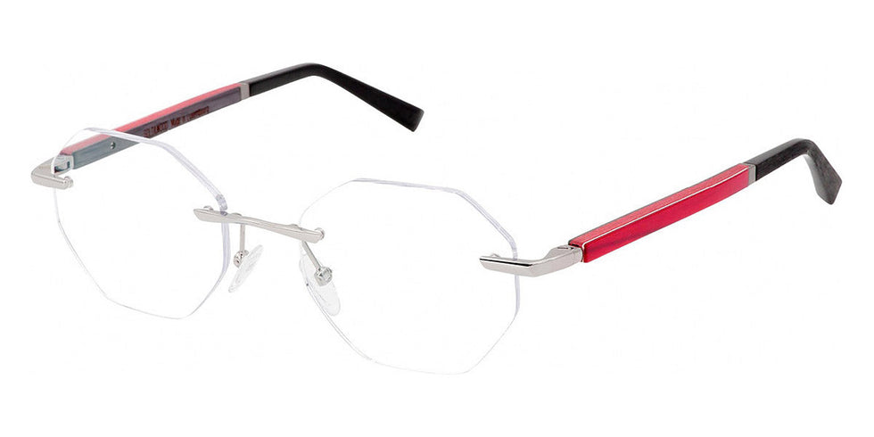 Gold & Wood GAW MERCURE 05 05.27.S05.74 48 - Shiny Gun/Red Silk/Burgundy Bolivar/Gray Oak