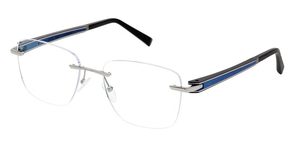 Gold & Wood GAW MERCURE 06 06.27.CgBl76 55 - Shiny Gun/Gray Oak/Elecric Blue Birch/Gray Oak