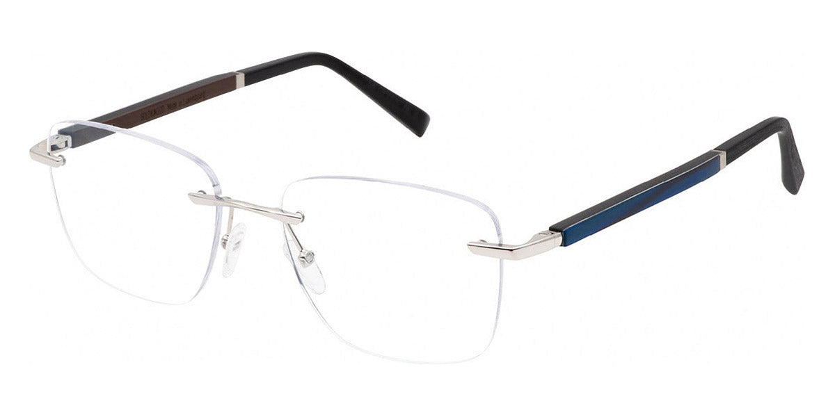 Gold & Wood GAW MERCURE 06 06.16.S06.74 55 - Shiny Palladium/Peacock Silk/Ebony Tanganyika/Brown Tanganyika