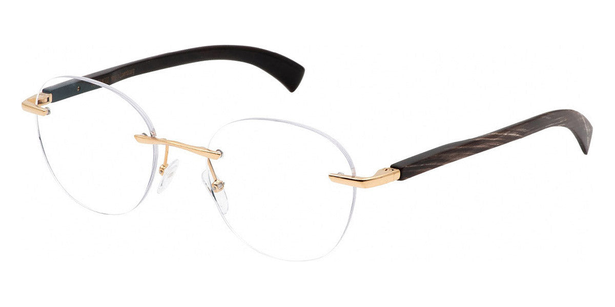 Gold & Wood GAW MERCURE 10 10.6.CM53 49 - Shiny Champagne Gold/Marbled Black Horn