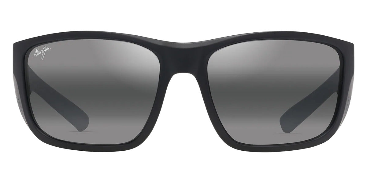 Maui Jim AMBERJACK 896-02 60 - Matte Black with Black Rubber #id:mji89602_s:106100
