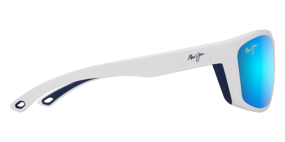 Maui Jim NUU LANDING B869-05 62 - White with Navy Rubber #id:mjib86905_s:120110