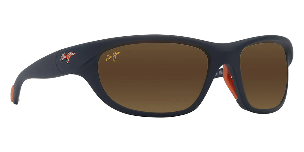 Maui Jim HAULANI MM349-014 62 - Matte Solid Dark Blue with Orange #id:mjimm349014_s:148105