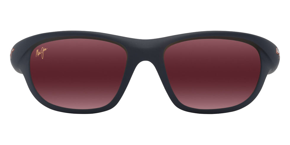 Maui Jim HAULANI MM349-017 62 - Matte Solid Dark Blue with Orange #id:mjimm349017_s:152100