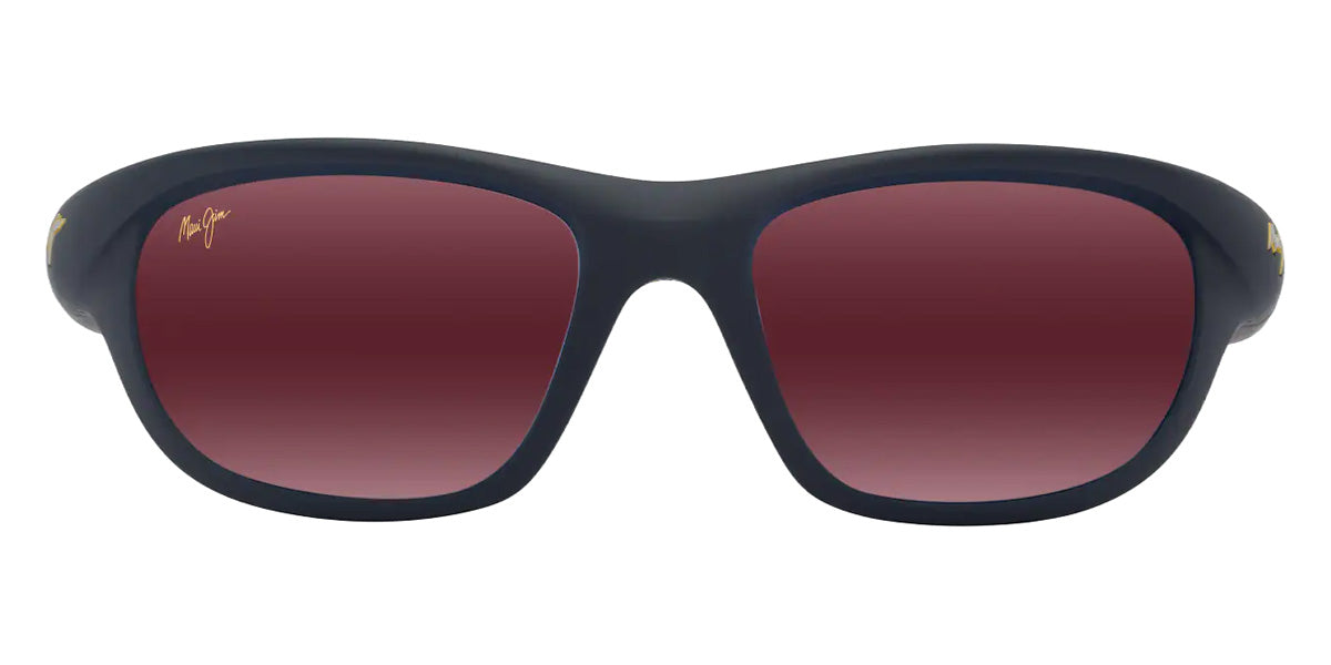 Maui Jim HAULANI MM349-018 62 - Matte Solid Dark Blue with Yellow #id:mjimm349018_s:132100