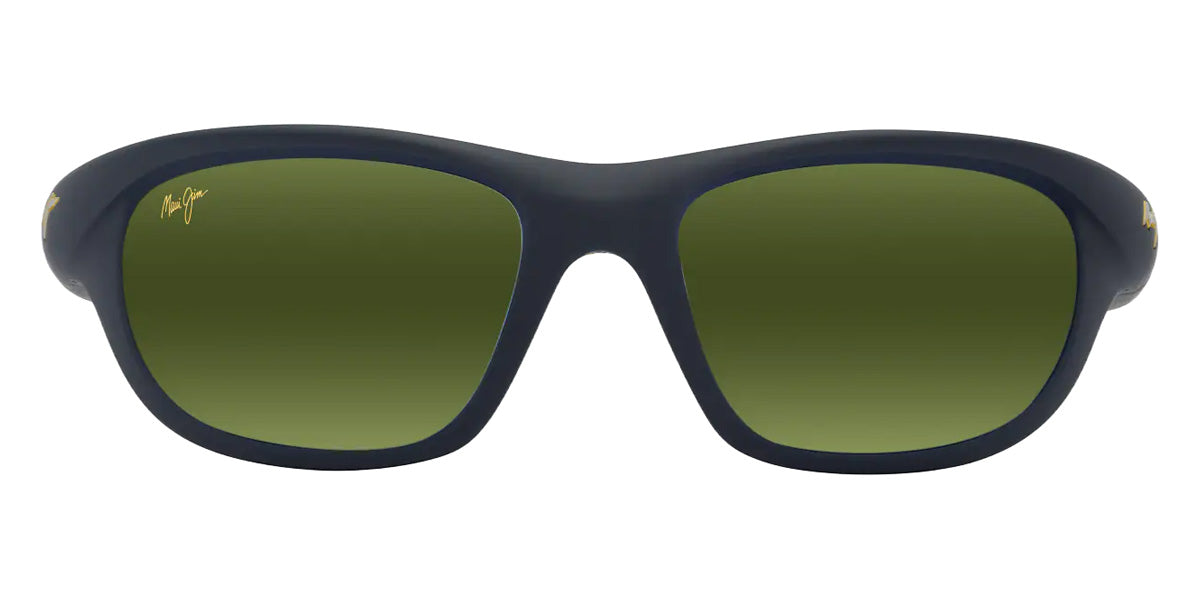 Maui Jim HAULANI MM349-021 62 - Matte Solid Dark Blue with Yellow #id:mjimm349021_s:130100