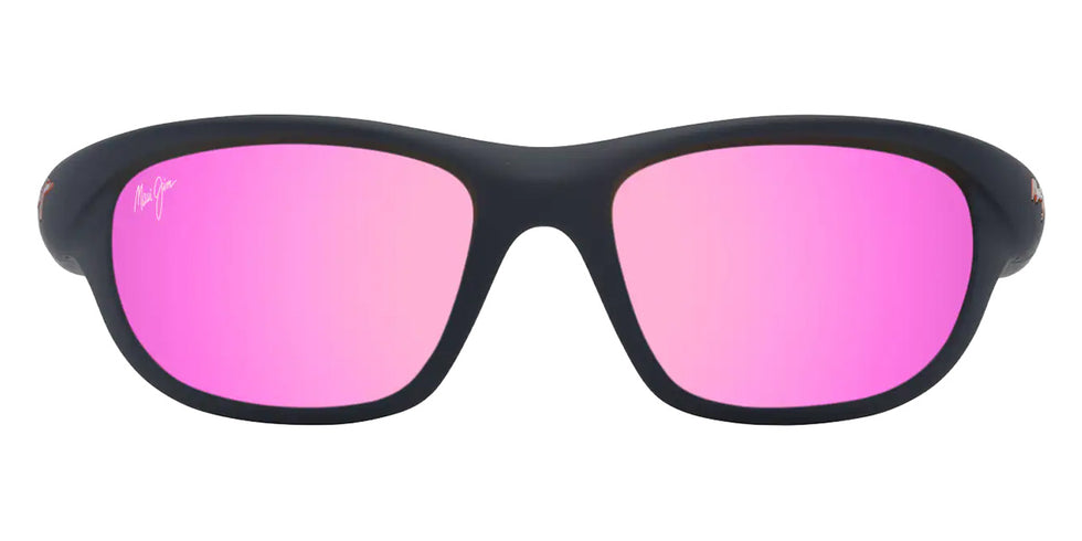 Maui Jim HAULANI MM349-026 62 - Matte Solid Dark Blue with Orange #id:mjimm349026_s:154100