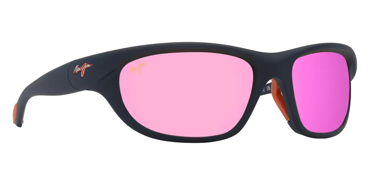 Maui Jim HAULANI MM349-026 62 - Matte Solid Dark Blue with Orange #id:mjimm349026_s:154105
