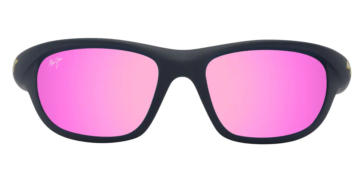 Maui Jim HAULANI MM349-027 62 - Matte Solid Dark Blue with Yellow #id:mjimm349027_s:134100
