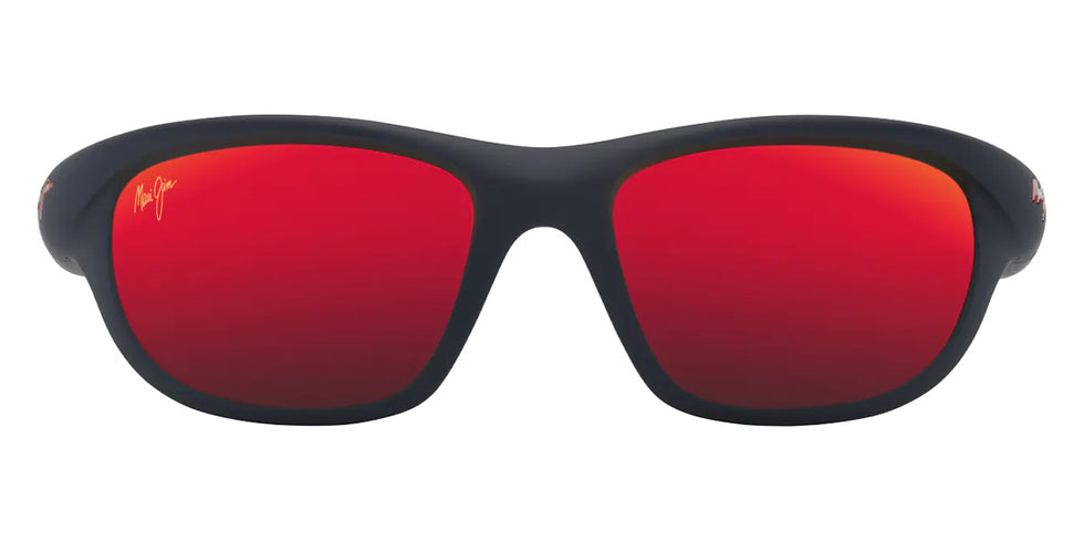Maui Jim HAULANI MM349-029 62 - Matte Solid Dark Blue with Orange #id:mjimm349029_s:156100