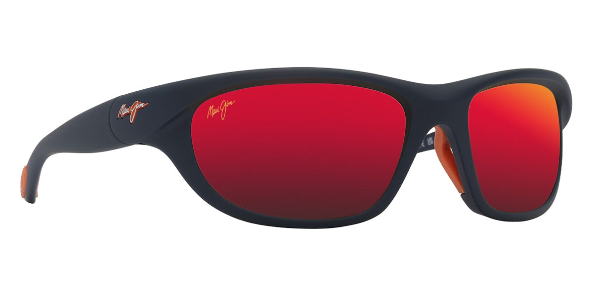 Maui Jim HAULANI MM349-029 62 - Matte Solid Dark Blue with Orange #id:mjimm349029_s:156105