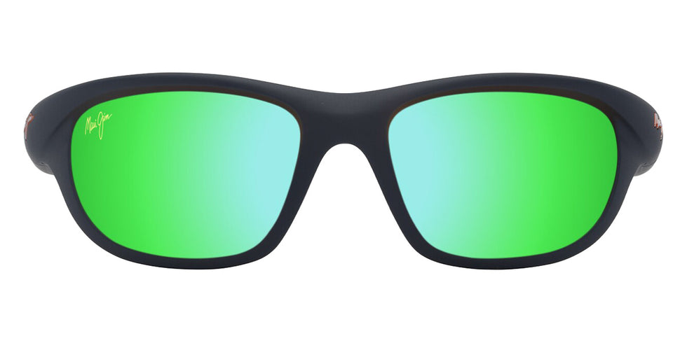 Maui Jim HAULANI MM349-032 62 - Matte Solid Dark Blue with Orange #id:mjimm349032_s:144100