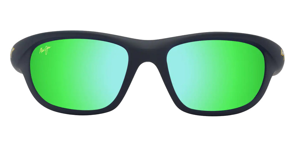 Maui Jim HAULANI MM349-033 62 - Matte Solid Dark Blue with Yellow #id:mjimm349033_s:124100