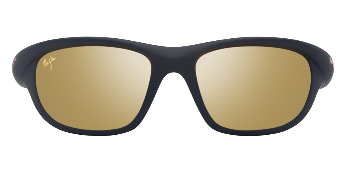 Maui Jim HAULANI MM349-035 62 - Matte Solid Dark Blue with Orange #id:mjimm349035_s:142100